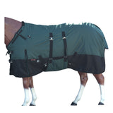 Hilason 600D Winter Waterproof Horse Turnout Blanket Belly Wrap Hunter Green