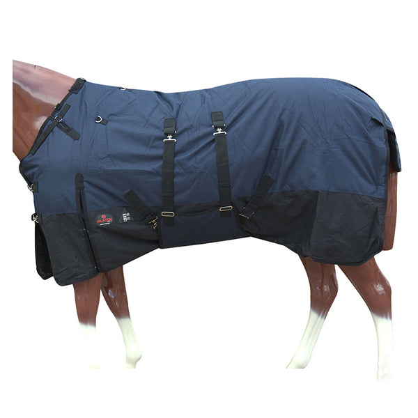 Hilason 600D Winter Waterproof H. Turnout Blanket Belly Wrap Navy – by Hilason – Cowboy and equestrian accessories
