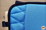 F-Ta127 Hilason Western Memory Foam Saddle Pad With Anti-Slip - Blue