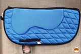 F-Ta127 Hilason Western Memory Foam Saddle Pad With Anti-Slip - Blue