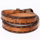 American Darling ADBL115-L Beautifully Hand Tooled Genuine American Leather Belt Men and  Women