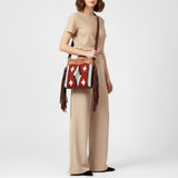 American Darling Signature Crossbody Hand Tooled Saddle Blanket Genuine Leather Women Bag Western Handbag Purse