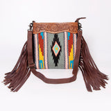 American Darling Signature Crossbody Hand Tooled Saddle Blanket Genuine Leather Women Bag Western Handbag Purse