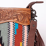 American Darling Signature Crossbody Hand Tooled Saddle Blanket Genuine Leather Women Bag Western Handbag Purse