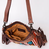 American Darling Signature Crossbody Hand Tooled Saddle Blanket Genuine Leather Women Bag Western Handbag Purse