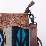 American Darling Signature Crossbody Hand Tooled Saddle Blanket Genuine Leather Women Bag Western Handbag Purse