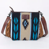 American Darling Signature Crossbody Hand Tooled Saddle Blanket Genuine Leather Women Bag Western Handbag Purse