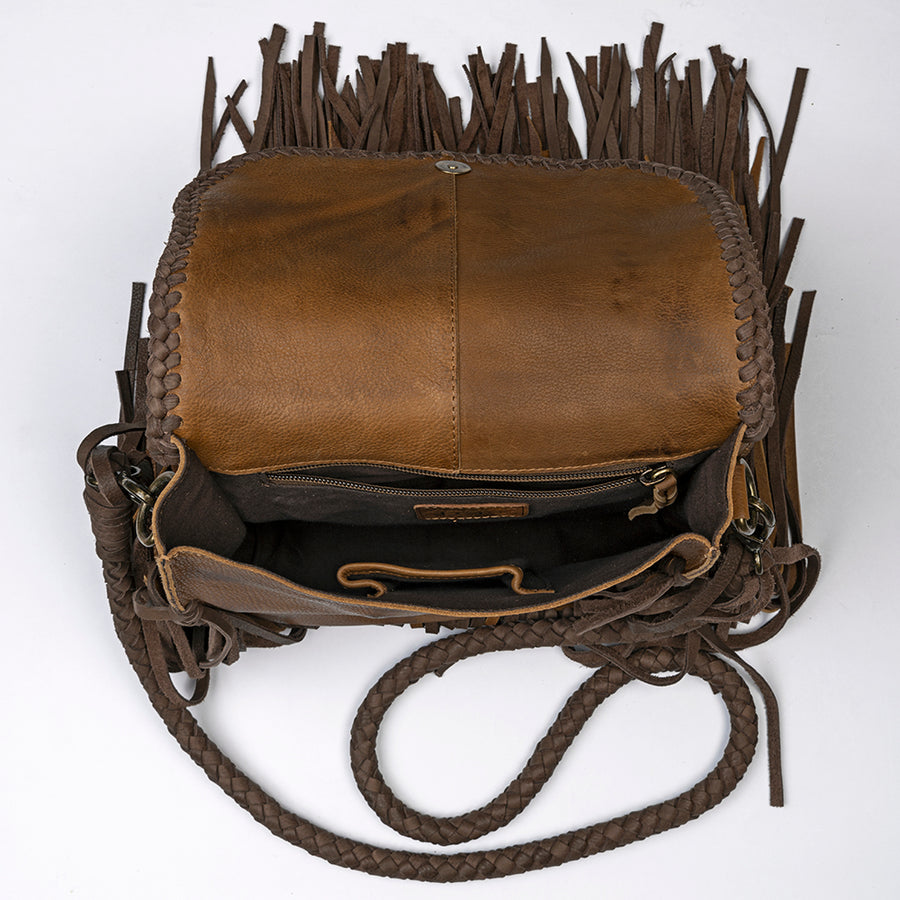 American Darling Cross body Bag Western Genuine Leather Handcrafted Purse with Turquoise Stone and YKK Zipper