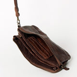 Never Mind Nmbgm122A Clutch Vintage Handmade Genuine Cowhide Leather Women Bag Western Handbag Purse