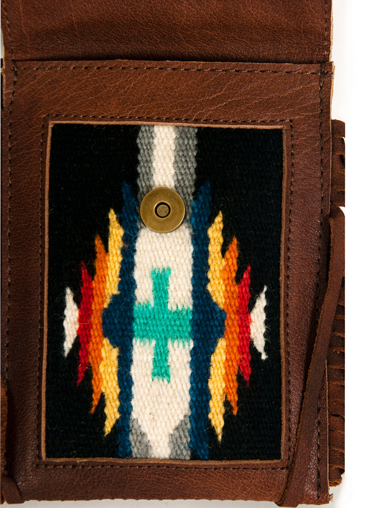 American Darling Cell phone holder, Hair-On Cowhide & Genuine Vegetable-Tanned Leather, Small Western Crossbody Purse