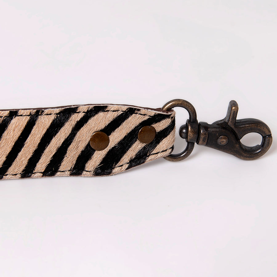 American Darling Hair On Genuine Leather Crossbody Handle Strap for Bags Phone Keychain Wallet Purse Clutch Cellphone Holder