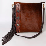 OHLAY KBK101 HOBO Hand Tooled Hair-on Genuine Leather women bag western handbag purse