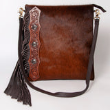 OHLAY KBK102 HOBO Hand Tooled Hair-on Genuine Leather women bag western handbag purse