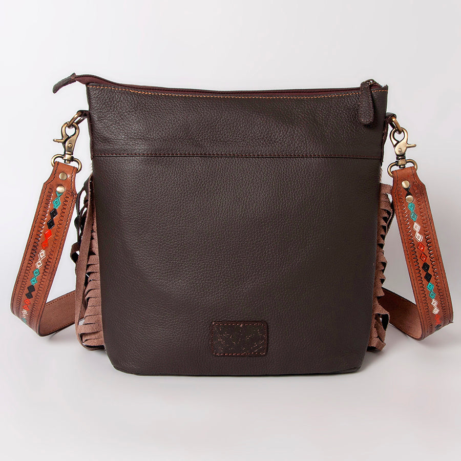OHLAY Hobo Hand Tooled Hair-On Genuine Leather Women Bag Western Handbag Purse | Womens Handbags Belt for Summer