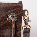 Ohlay Bags KBK117 Clutch Hand Tooled Hair-On Genuine Leather Women Bag Western Handbag Purse