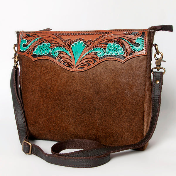 Ohlay Bags KBA113 Cross Body I Hand Tooled Hair-On Genuine Leather by Hilason – Cowboy and equestrian accessories