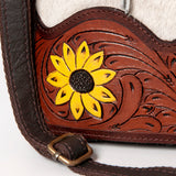 OHLAY KBA125 HOBO Hand Tooled Hair-on Genuine Leather women bag western handbag purse