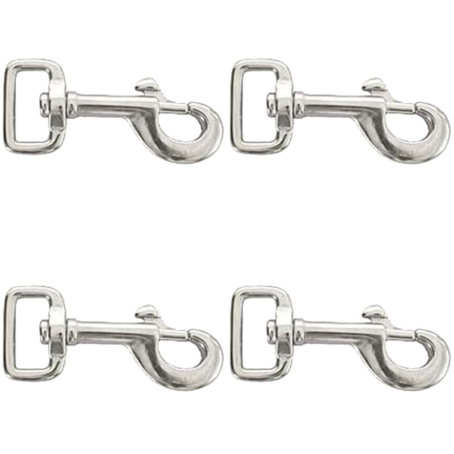 HIlason 1 Inch X 3 1/4 Die Cast Bolt Snap Nickel Plated Set Of 4 - Uhorse