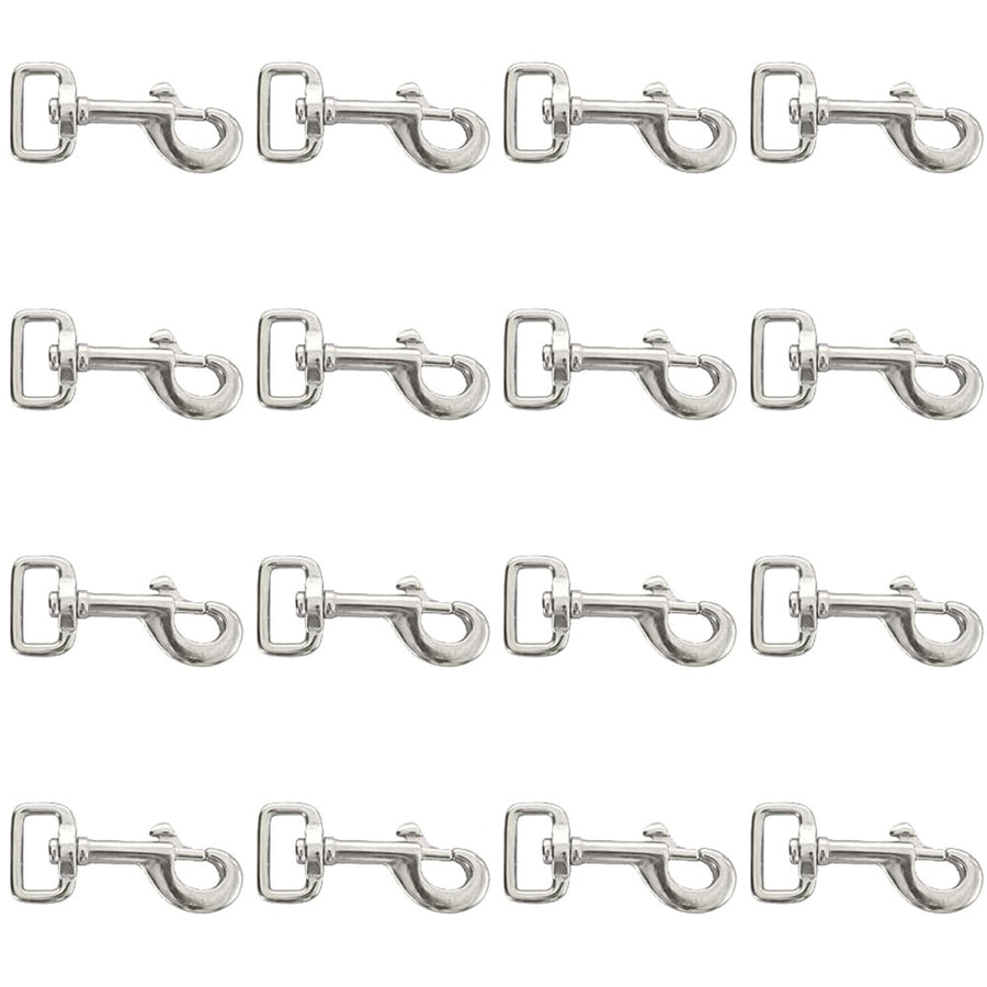 HIlason 1 Inch X 3 1/4 Die Cast Bolt Snap Nickel Plated Set Of 16 - Uhorse