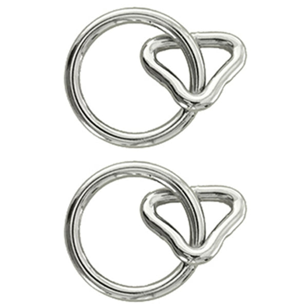 Hilason 1Inch Loop 1 1/4 Inch Ring Nickel Plated - Uhorse