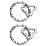 Hilason 1Inch Loop 1 1/4 Inch Ring Nickel Plt. – Hilason