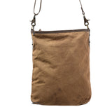 OHLAY MESSENGER Upcycled Wool Upcycled Canvas  Genuine Leather women bag western handbag purse