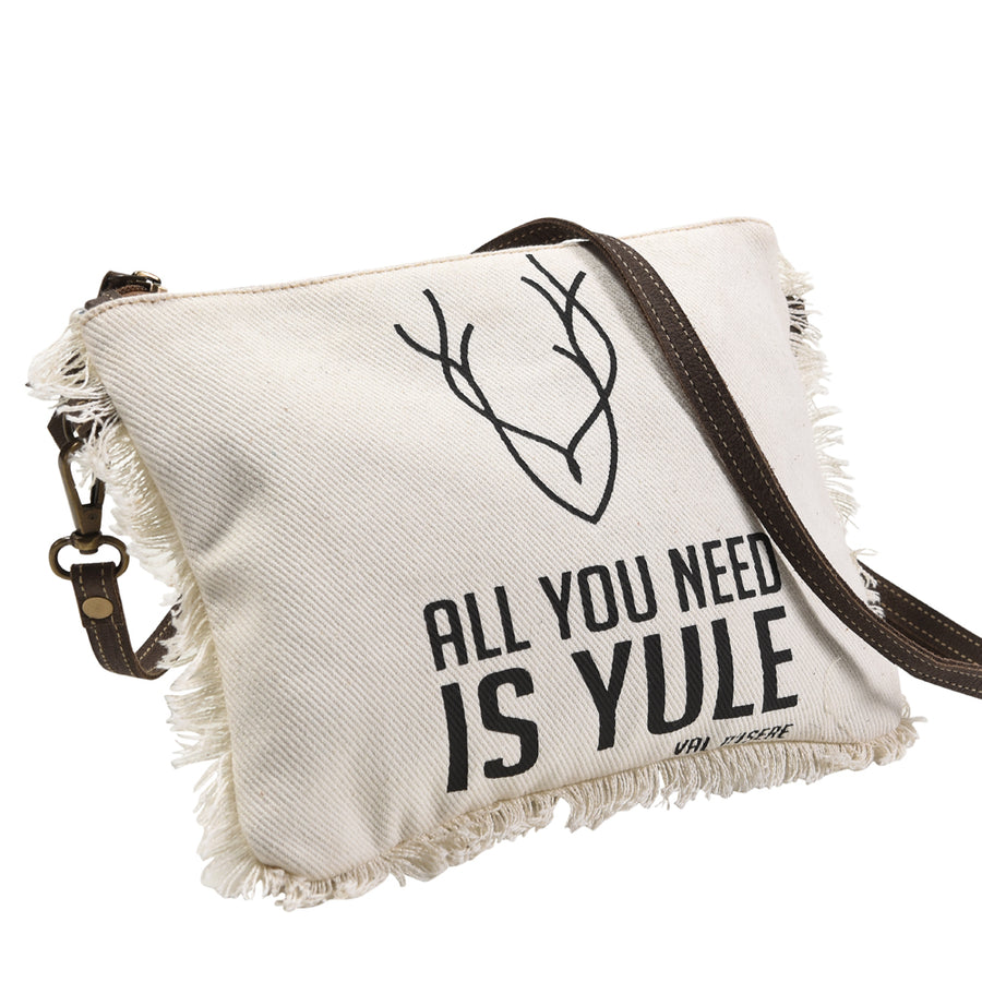 OHLAY KB407 Cross Body Upcycled Canvas Genuine Leather women bag by Hilason – Cowboy and equestrian accessories