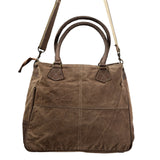 OHLAY KB417 TOTE Upcycled Wool Upcycled Canvas Genuine Leather women bag western handbag purse