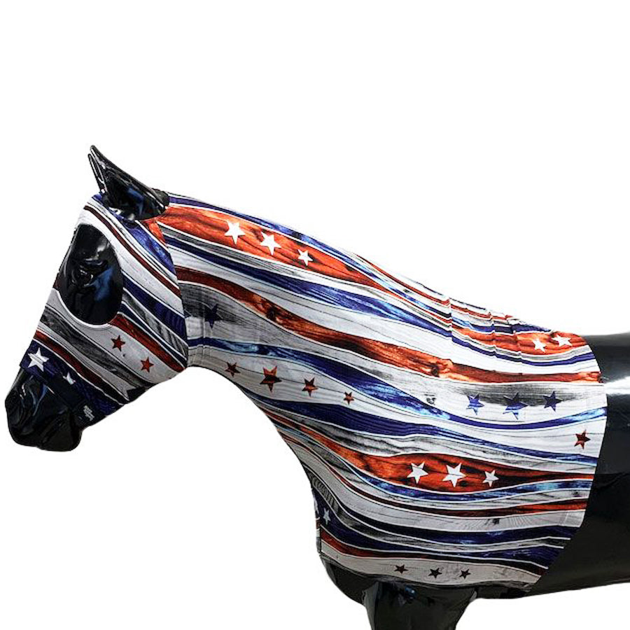 Small Sleazy Sleepwear Stretch Solid Hood For H. Patriot by Hilason – Cowboy and equestrian accessories
