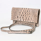 American Darling Wallet Crocodile Embossed Genuine Leather Western Women Bag | Handbag Purse | Women Wallet | Wristlet Wallet | Travel Wallet | Leather Wallet | Clutch Wallet