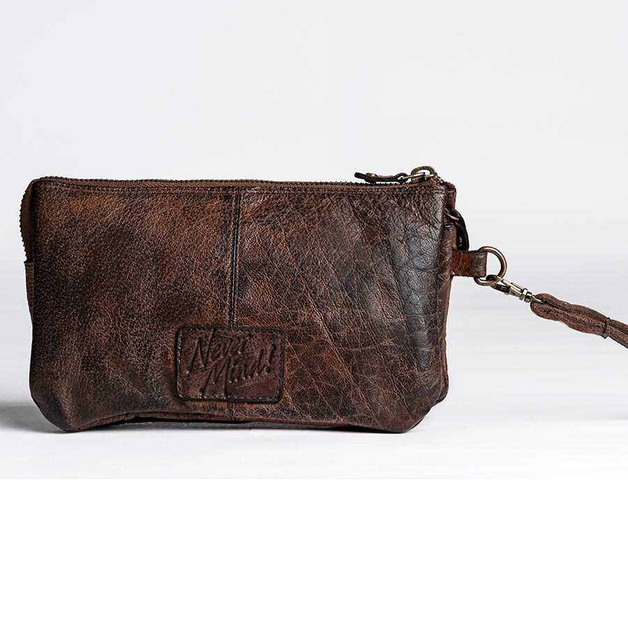 Never Mind Nmbgm122B Clutch Vintage Handmade Genuine Cowhide Leather Women Bag Western Handbag Purse