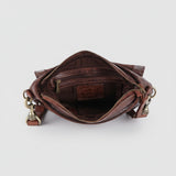 Spaghetti W. Swc412Brn Cross Body I Vintage Handmade Drum Dyed Genuine