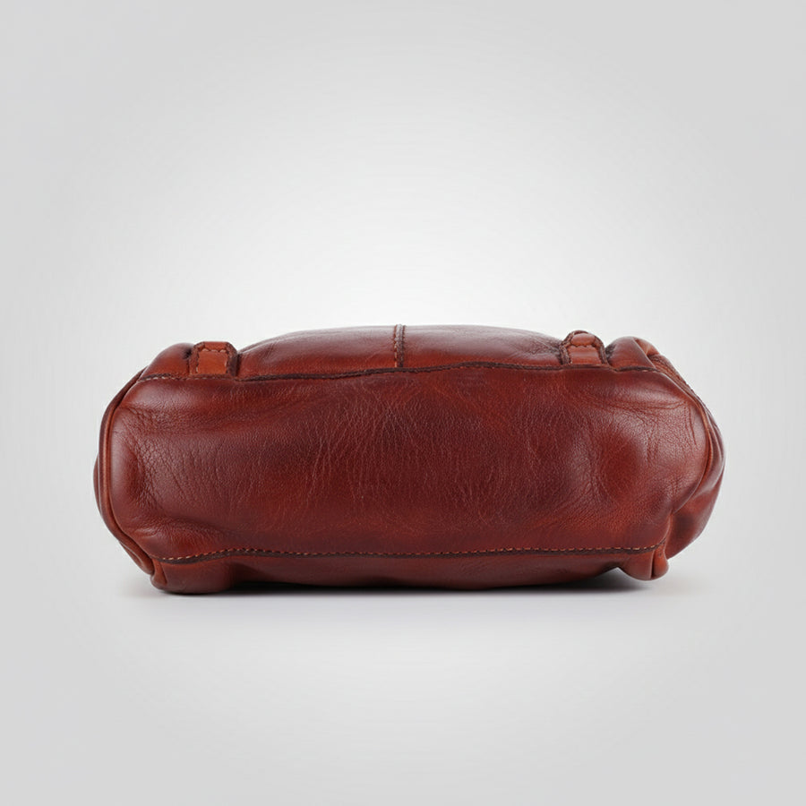 Spaghetti Western Swc402Cg Backpack Vintage Handmade Drum Dyed Genuine European Cowhide Leather Women Bag Western Handbag Purse