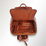 Spaghetti Western Swc402Cg Backpack Vintage Handmade Drum Dyed Genuine European Cowhide Leather Women Bag Western Handbag Purse