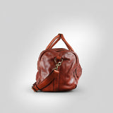 Spaghetti Western Swc401Cg Duffel Vintage Handmade Drum Dyed Genuine European Cowhide Leather Women Bag Western Handbag Purse