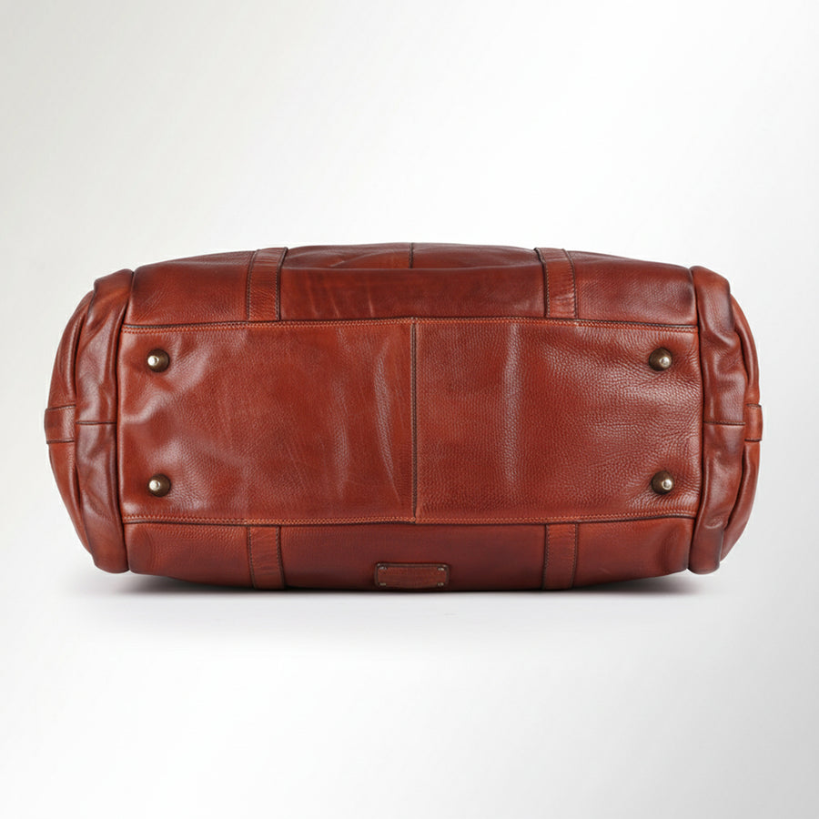Spaghetti Western Swc401Cg Duffel Vintage Handmade Drum Dyed Genuine European Cowhide Leather Women Bag Western Handbag Purse
