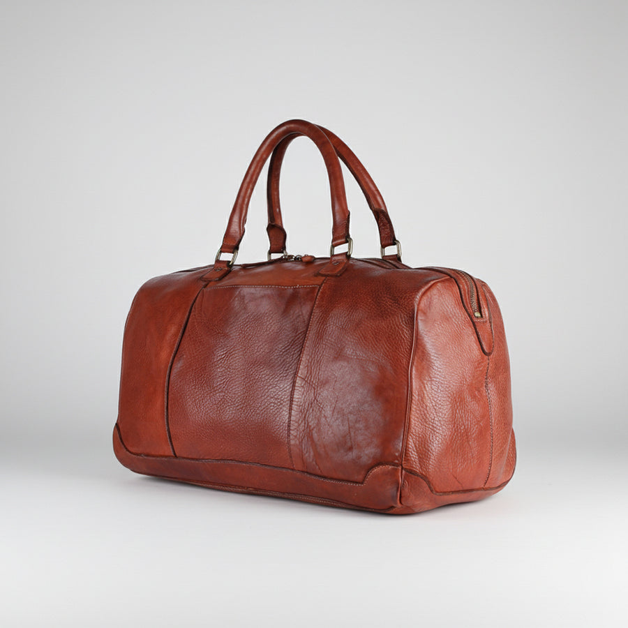 Spaghetti W. Swc418Cg Duffel Vintage Handmade Drum Dyed Genuine by Hilason – Cowboy and equestrian accessories