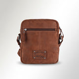 Spaghetti Western Swc435Brn Coin Purse Vintage Handmade Drum Dyed Genuine European Cowhide Leather Women Bag Western Handbag Purse