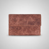 Spaghetti Western Swc459Org Wallet Vintage Handmade Drum Dyed Genuine European Cowhide Leather Women Bag Western Handbag Purse