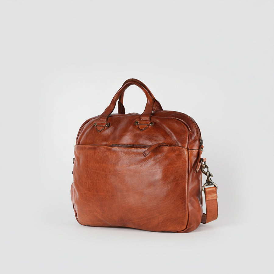Spaghetti W. Swc415Tan Briefcase Vintage Handmade Drum Dyed Genuine by Hilason – Cowboy and equestrian accessories