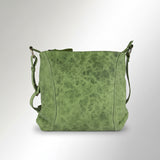 Spaghetti W. Swc461Grn Cross Body I Vintage Handmade Drum Dyed Genuine by Hilason – Cowboy and equestrian accessories
