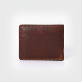 Spaghetti Western Swc431Dkbrn Wallet Vintage Handmade Drum Dyed Genuine European Cowhide Leather Women Bag Western Handbag Purse
