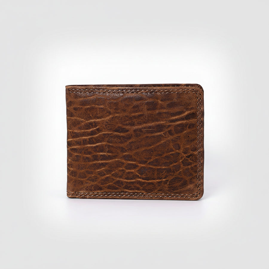 Spaghetti Western Swc452Brn Wallet Vintage Handmade Drum Dyed Genuine European Cowhide Leather Women Bag Western Handbag Purse
