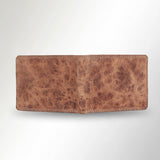 Spaghetti Western Swc462Ltbrn Wallet Vintage Handmade Drum Dyed Genuine European Cowhide Leather Women Bag Western Handbag Purse