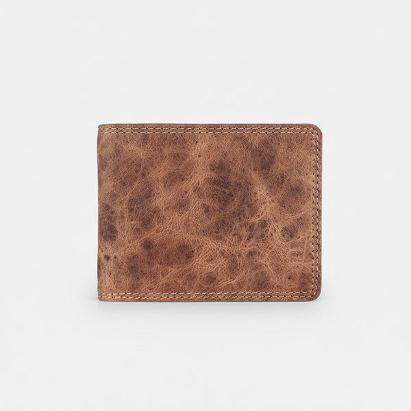 Spaghetti W. Swc462Ltbrn Wallet Vintage Handmade Drum Dyed Genuine by Hilason – Cowboy and equestrian accessories