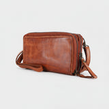 Spaghetti W. Swc440Tan Wallet Vintage Handmade Drum Dyed Genuine by Hilason – Cowboy and equestrian accessories