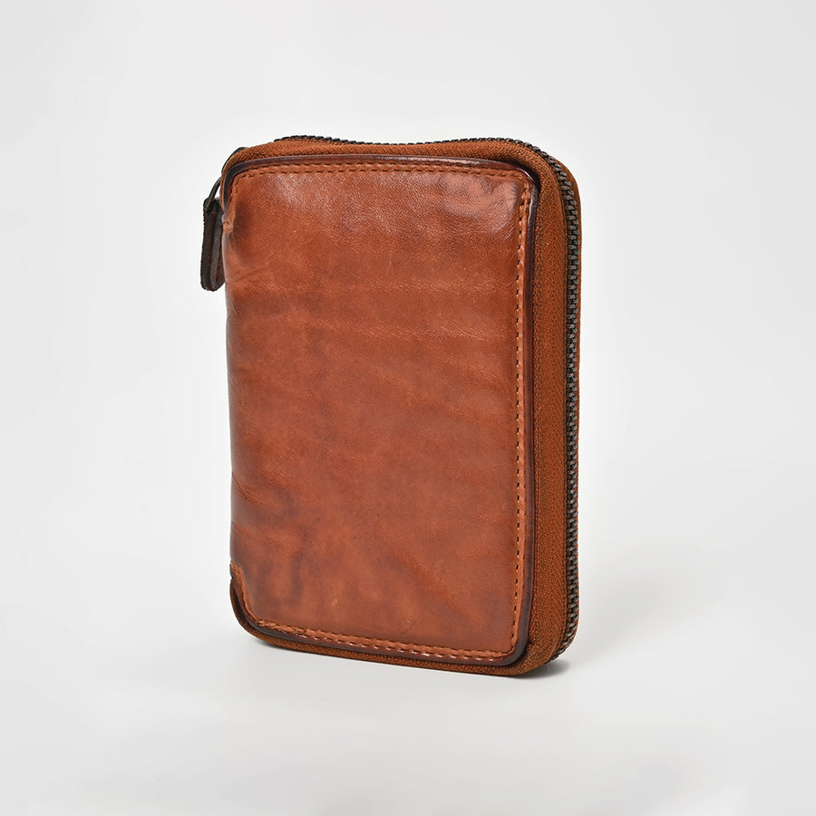 Spaghetti W. Swc441Cg Wallet Vintage Handmade Drum Dyed Genuine by Hilason – Cowboy and equestrian accessories