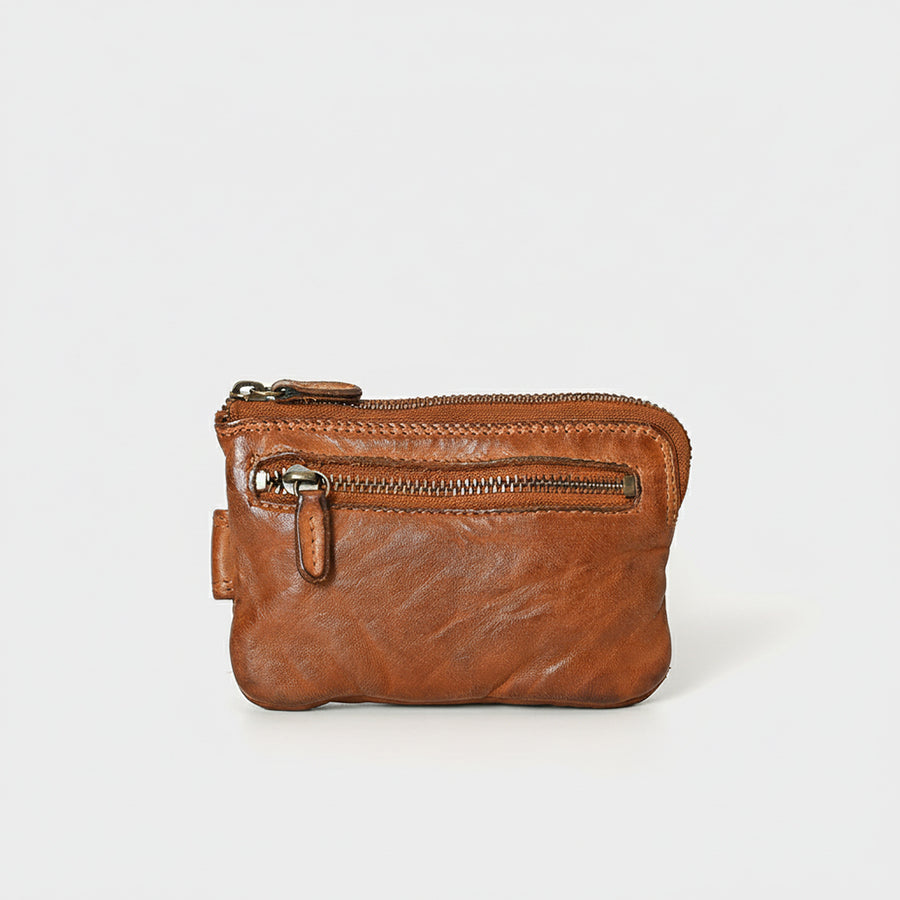 Spaghetti Western Swc436Tan Coin Purse Vintage Handmade Drum Dyed Genuine European Cowhide Leather Women Bag Western Handbag Purse