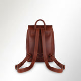 Spaghetti Western Swc425Dkbrn Backpack Vintage Handmade Drum Dyed Genuine European Cowhide Leather Women Bag Western Handbag Purse