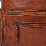 Spaghetti Western Swc416Cg Backpack Vintage Handmade Drum Dyed Genuine European Cowhide Leather Women Bag Western Handbag Purse